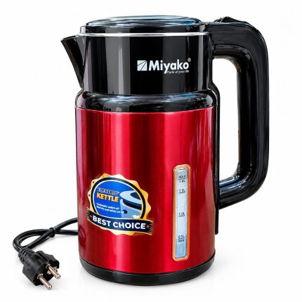 Miyako 2.3L electric kettle - Original Stainless Steel Body & Fast Boiling | Mahzam BD