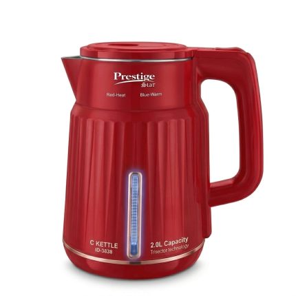 🔥 Prestige MC/D-3838 Keep Warm Electric Kettle – 2.0L Fast Boiling Kettle (Red)