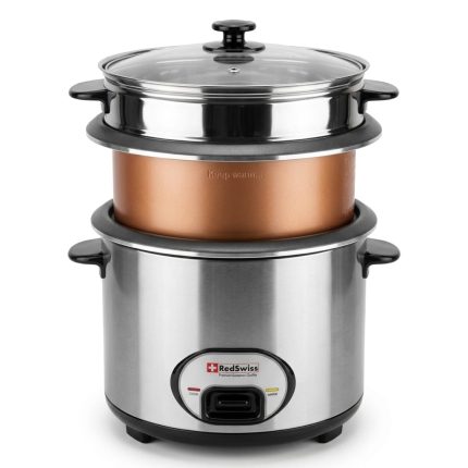RedSwiss RSRC-1228 rice cooker 2.8 liter double pot steamer