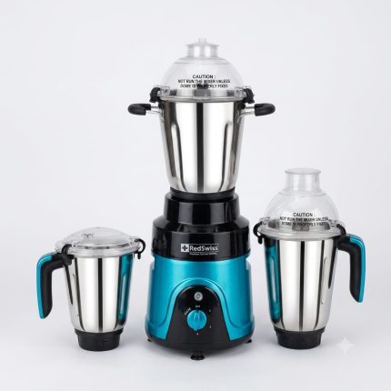 RedSwiss Alpha Blue 1800W Multi Purpose Mixer Grinder with 3 Stainless Steel Jars