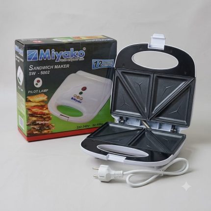 Miyako SW-5002 Non-Stick Sandwich Maker with Overheat Protection