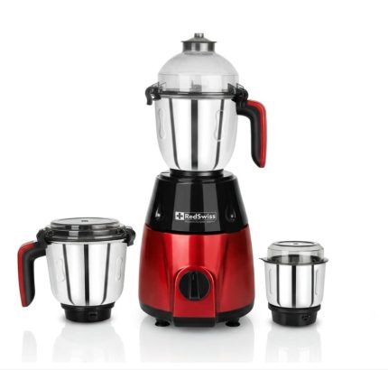 RedSwiss RED Sigma Mixer Grinder 1500 Watt High Performance Motor with Super 3 Jars