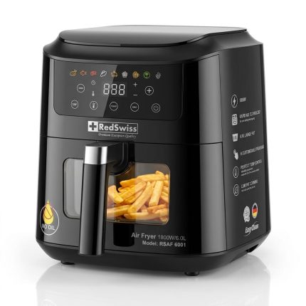 RedSwiss RSAF 6001 1800W 6L Digital Air Fryer