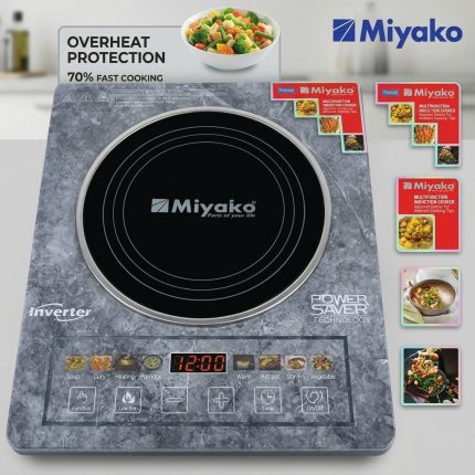Miyako TC-101-YK Induction Cooker 2000W - Ceramic Plate & Energy Saving | Mahzam BD